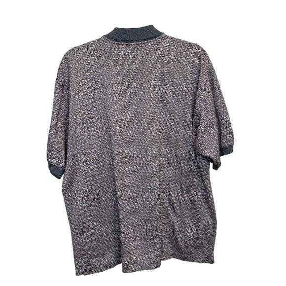 Mondo Golf Mens Size XL Polo Shirt 100% Cotton Made In Italy Short Sleeve - Picture 2 of 7